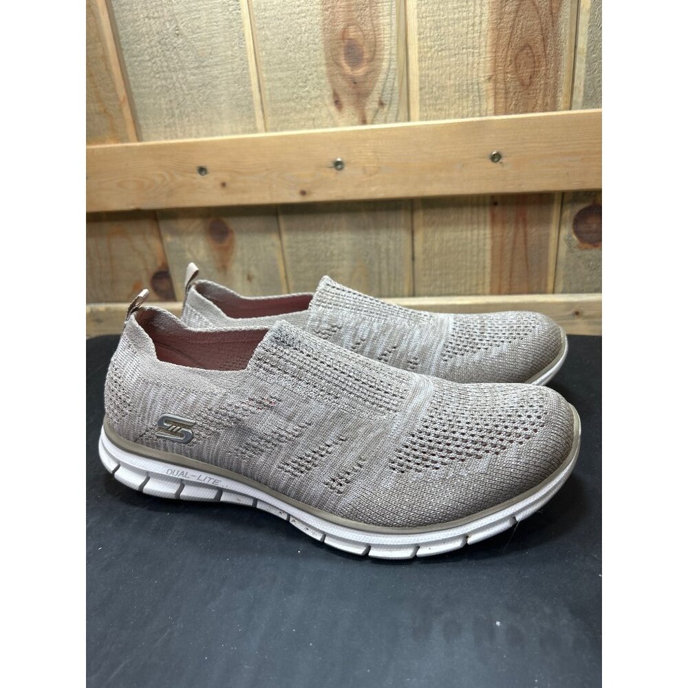 Skechers Womens Slip-On Sneakers Size 10 Air-Cooled Memory Foam